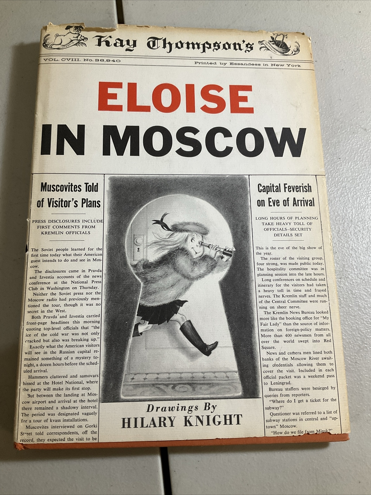 ELOISE IN MOSCOW Kay Thompson Hilary Knight