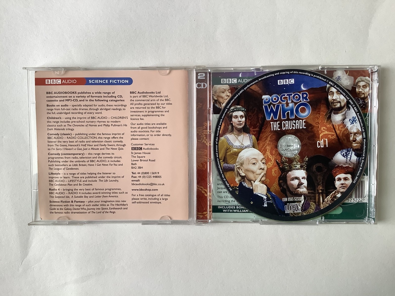 Doctor Who: The Crusade by AudioGO Limited (CD-Audio, 2005) – William Hartnell