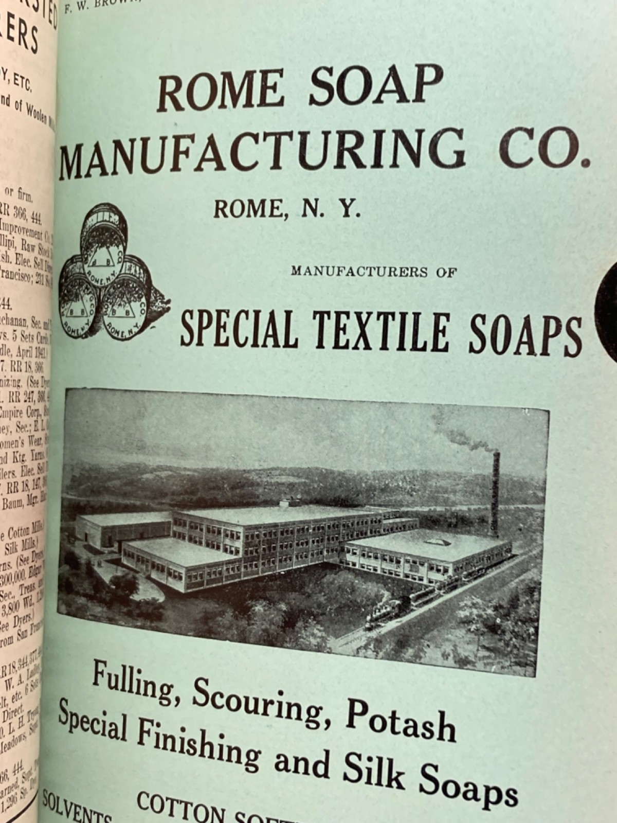 1941 Davison’s Textile Blue Book (76th) Cotton Controllers – E. T. Robertson
