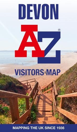 Devon A-Z Visitors Map by A-Z Maps Sheet map, folded Book The Fast Free Shipping