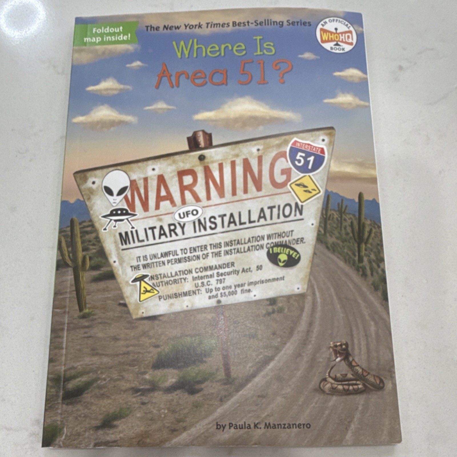 Penguin Workshop Where Is Area 51? Paula K. Manzanero Paperback Illustrated
