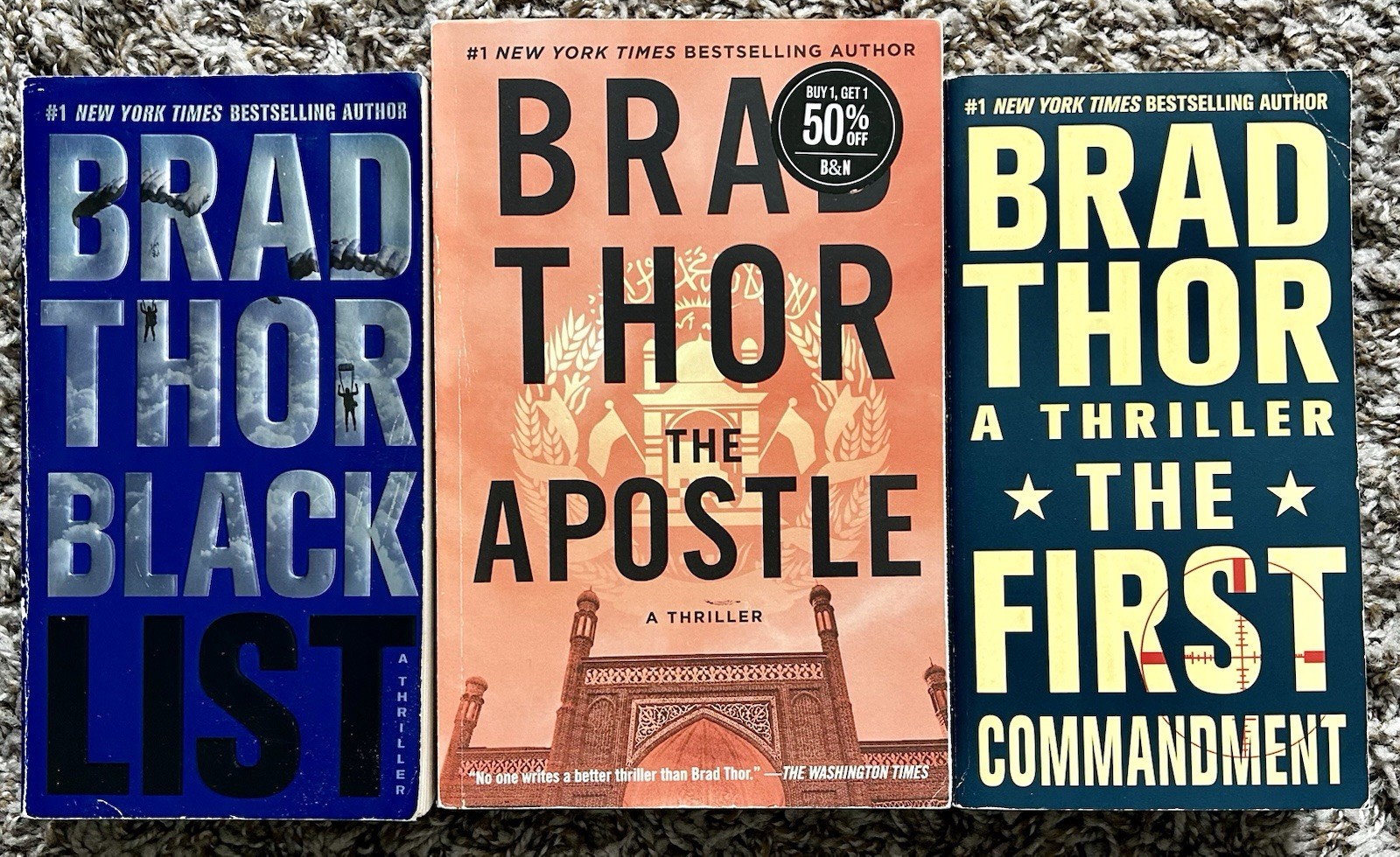 COMPLETE Series Set 1-23 SCOT HARVATH Mixed Lot of 24 Books by Brad Thor