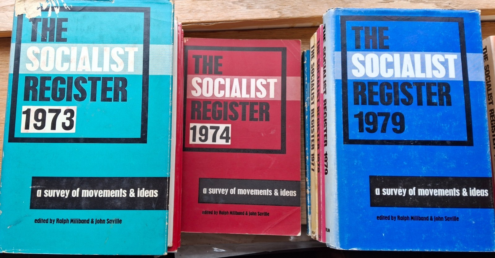 Socialist Register, 1970-1979, Ten Volumes, COMPLETE 1970s