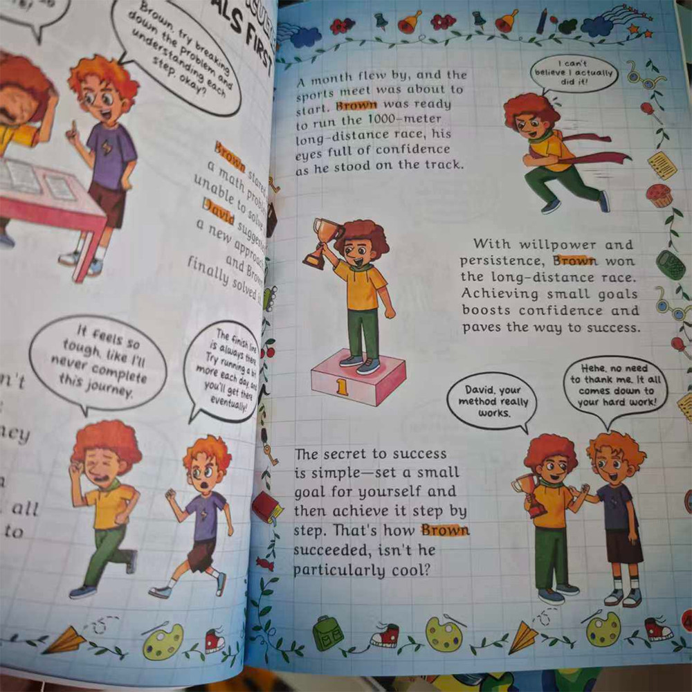 Leadership Academy -Leadership Enlightenment Funny Comic Reading Book for Kid OY
