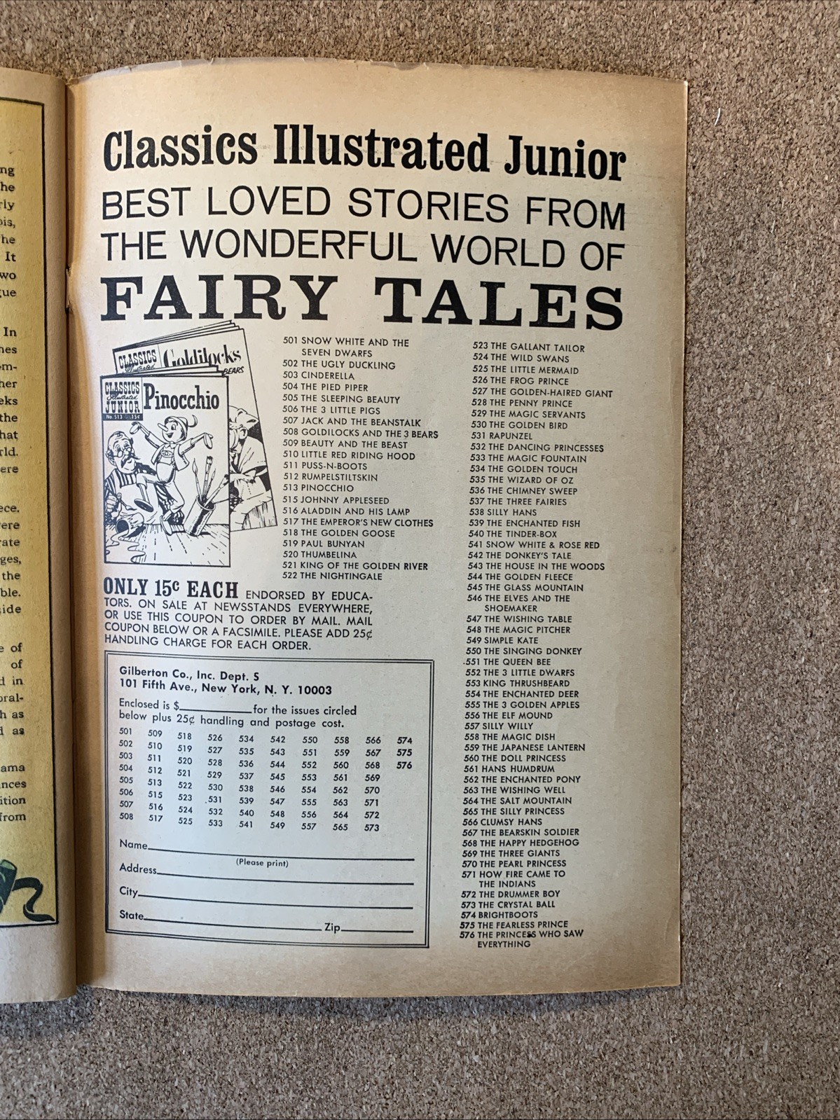 Classics Illustrated #18 The Hunchback Of Notre Dame FN 1966, 48 pages