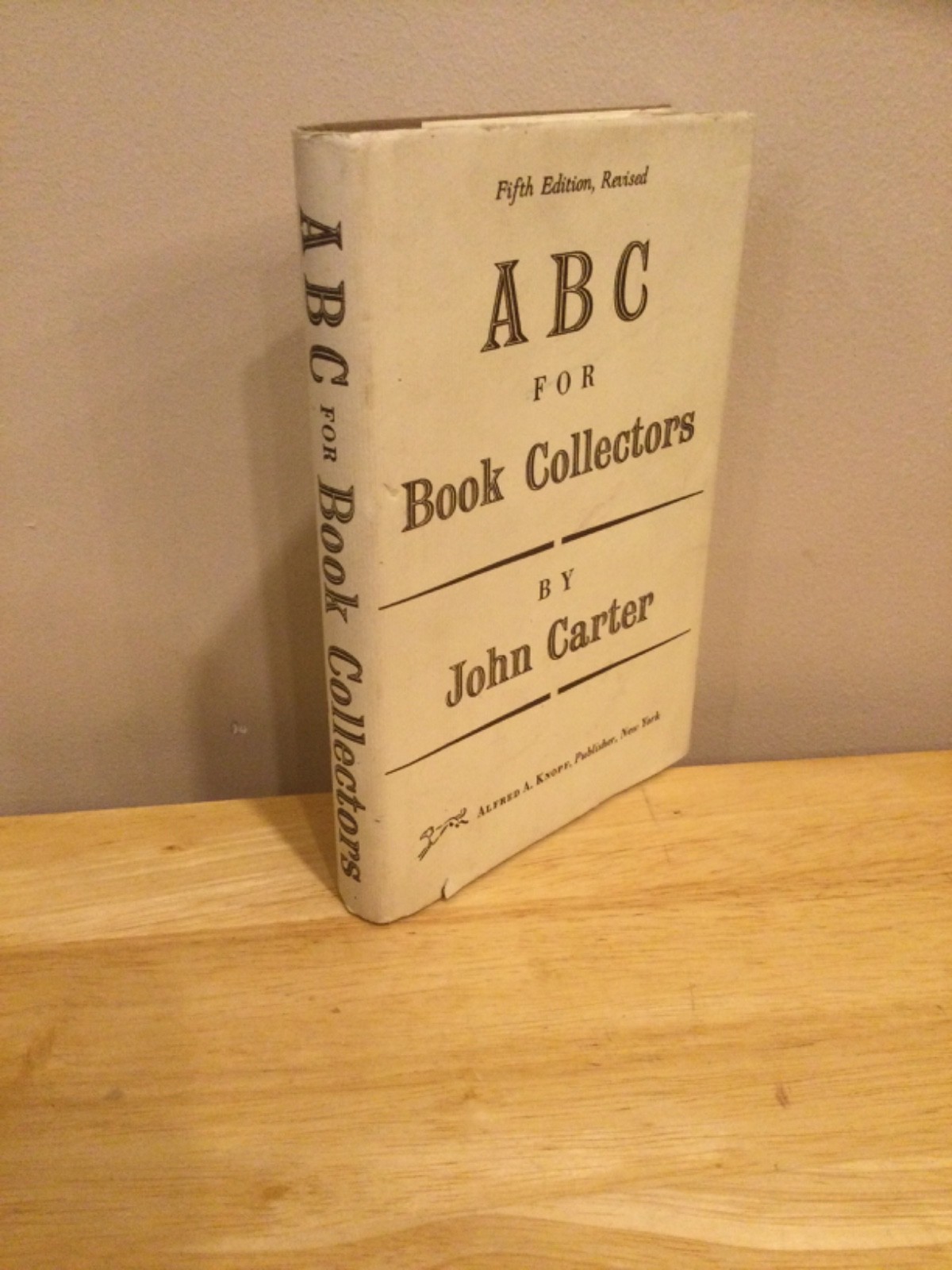 ABC for Book-Collectors, Carter, J. 5th Edition, Revised