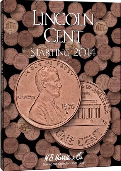 Coin Folder For US Lincoln Cents Album No. 4 Starting 2014 Harris 4002 New