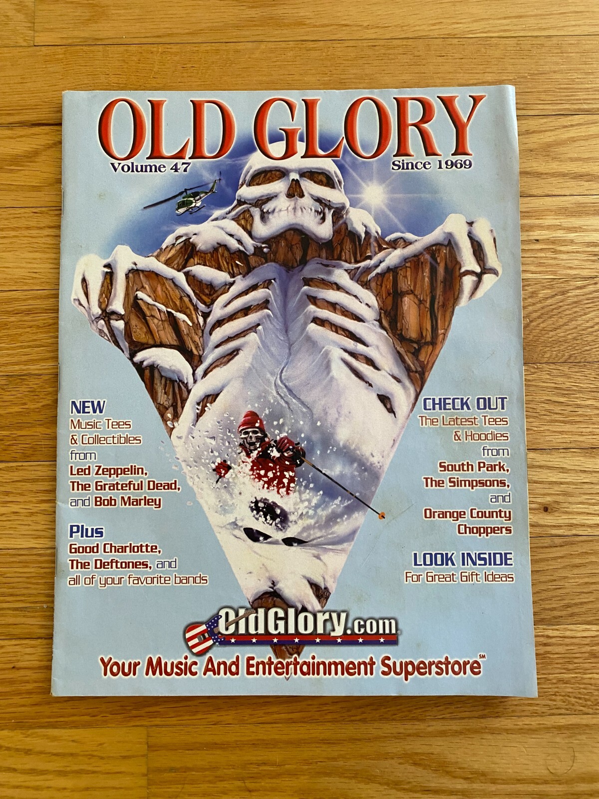Old Glory Catalog Vol 47 Heavy Metal Rock Tshirts Horror VHS Skull Poster Patch