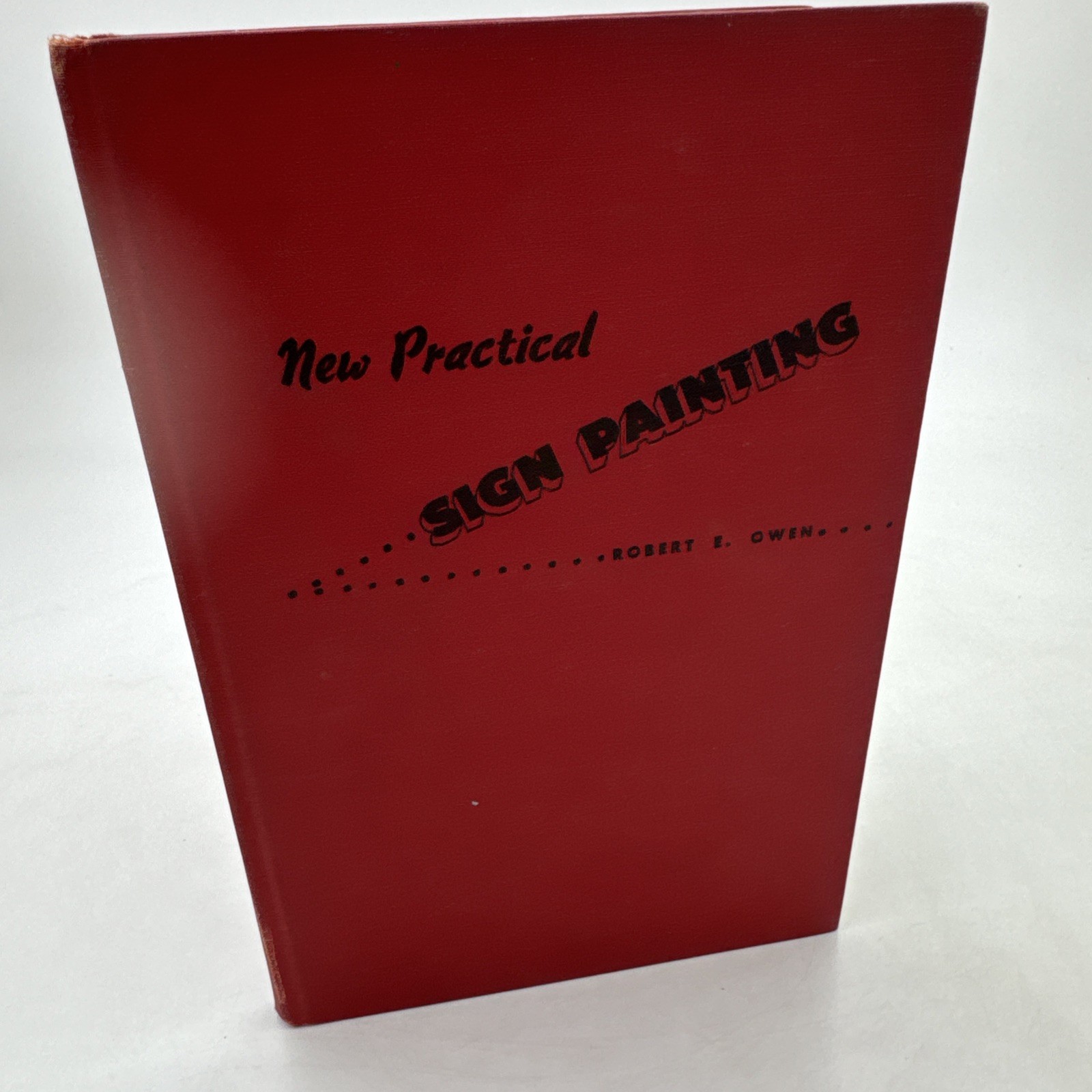 Vintage 1958 New Practical Sign Painting Robert E Owen Lettering Typography Art