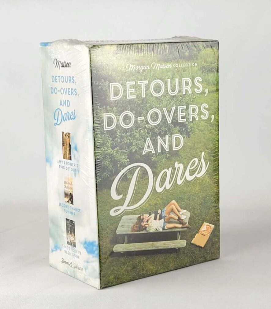 DETOURS, DO-OVERS, AND DARES 3 Paperback Boxed Set by Morgan Matson *Sealed*
