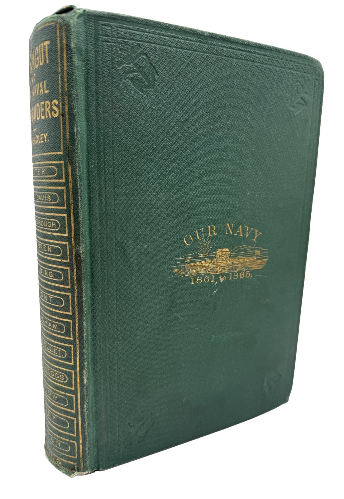 1867 Farragut & Our Commanders 1861-1865 HEADLEY – 1st Edition CIVIL WAR NAVY