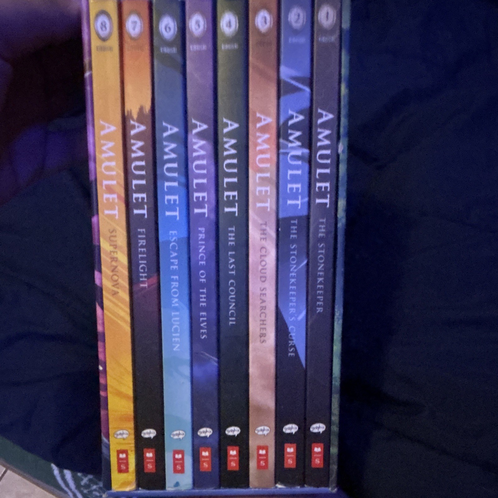 Amulet: Eight Book Collection Box Set Vol 1-8 Illustrated Kazu Kibuishi
