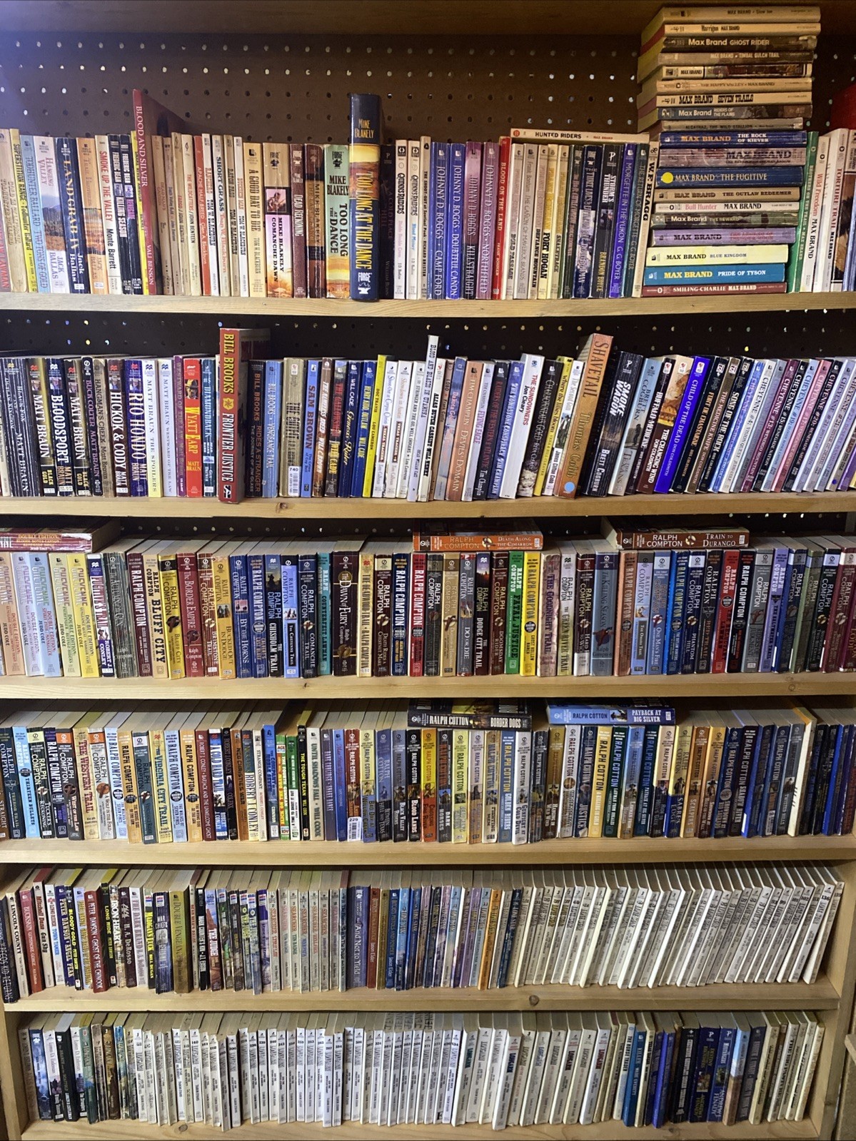 Westerns & Hist FIC Paperback Lot of 10 Books Various Titles & Authors GOOD COND