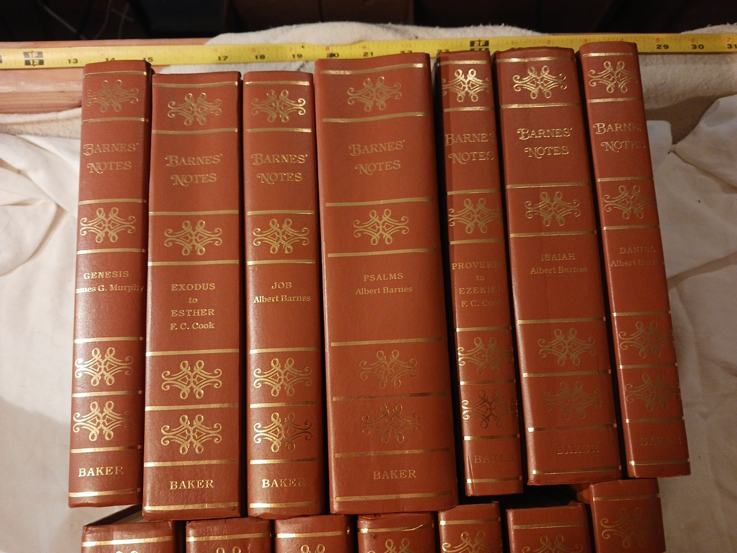 Barnes Notes in 14 volumes reprinted 1998 by Baker Books in hardcover#S7