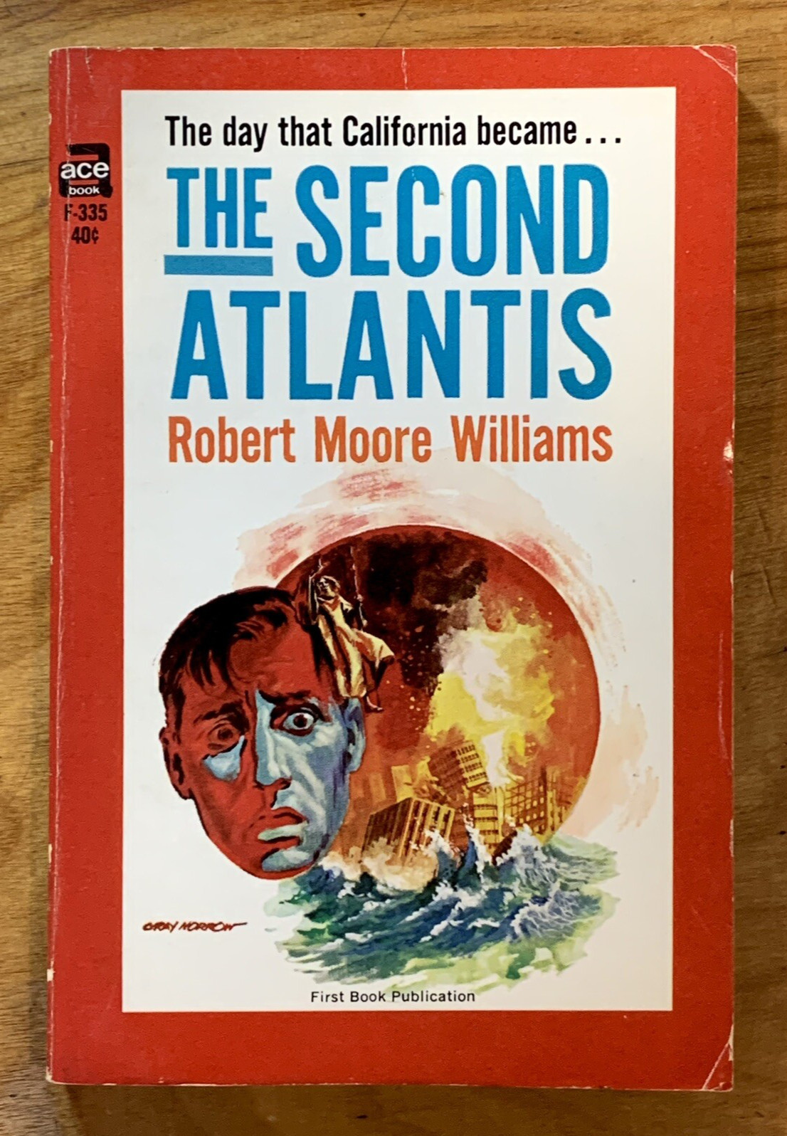 The Second Atlantis by Robert Moore Williams – VG+ vintage 1965 Ace sci-fi PBO