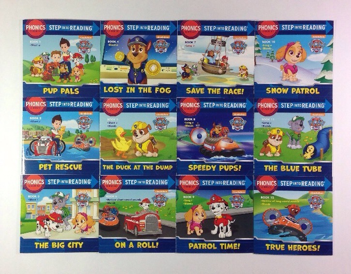 Paw Patrol Phonics Childrens Step Reading Books Beginning Readers Lot 12