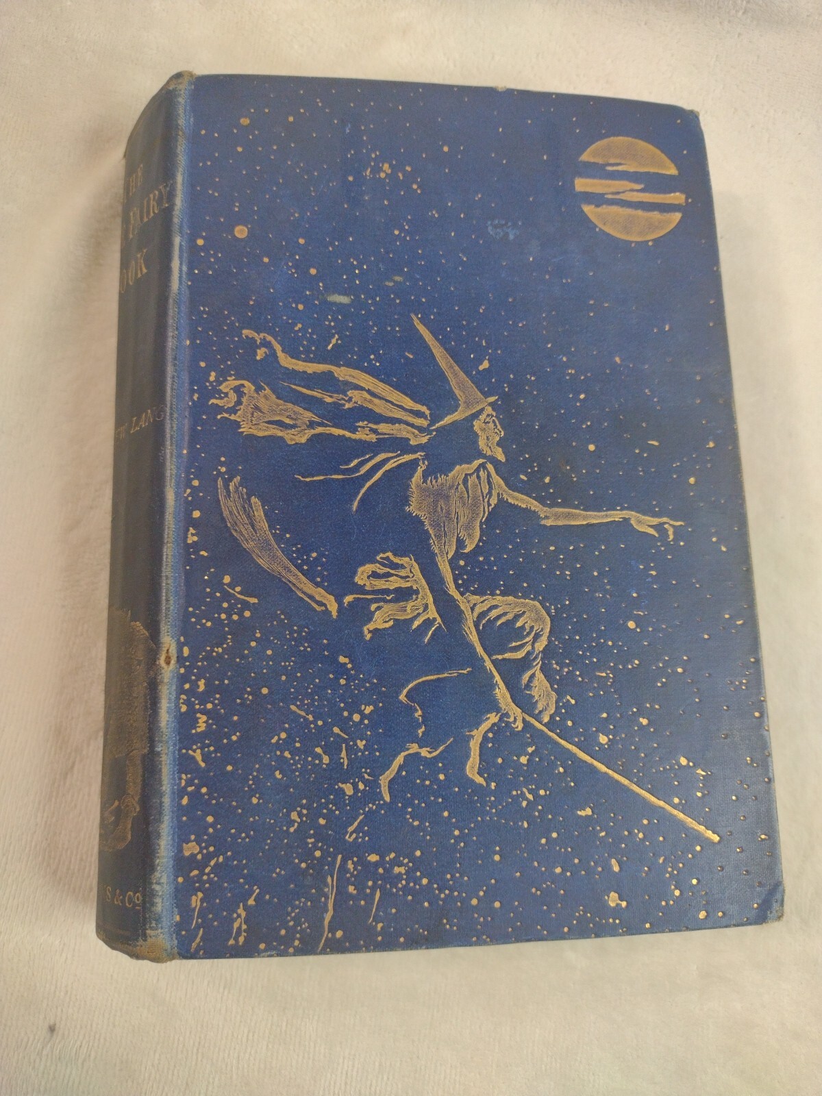The Blue Fairy Book by Andrew Lang 1889 Second Edition Illustrated Gilt Longmans