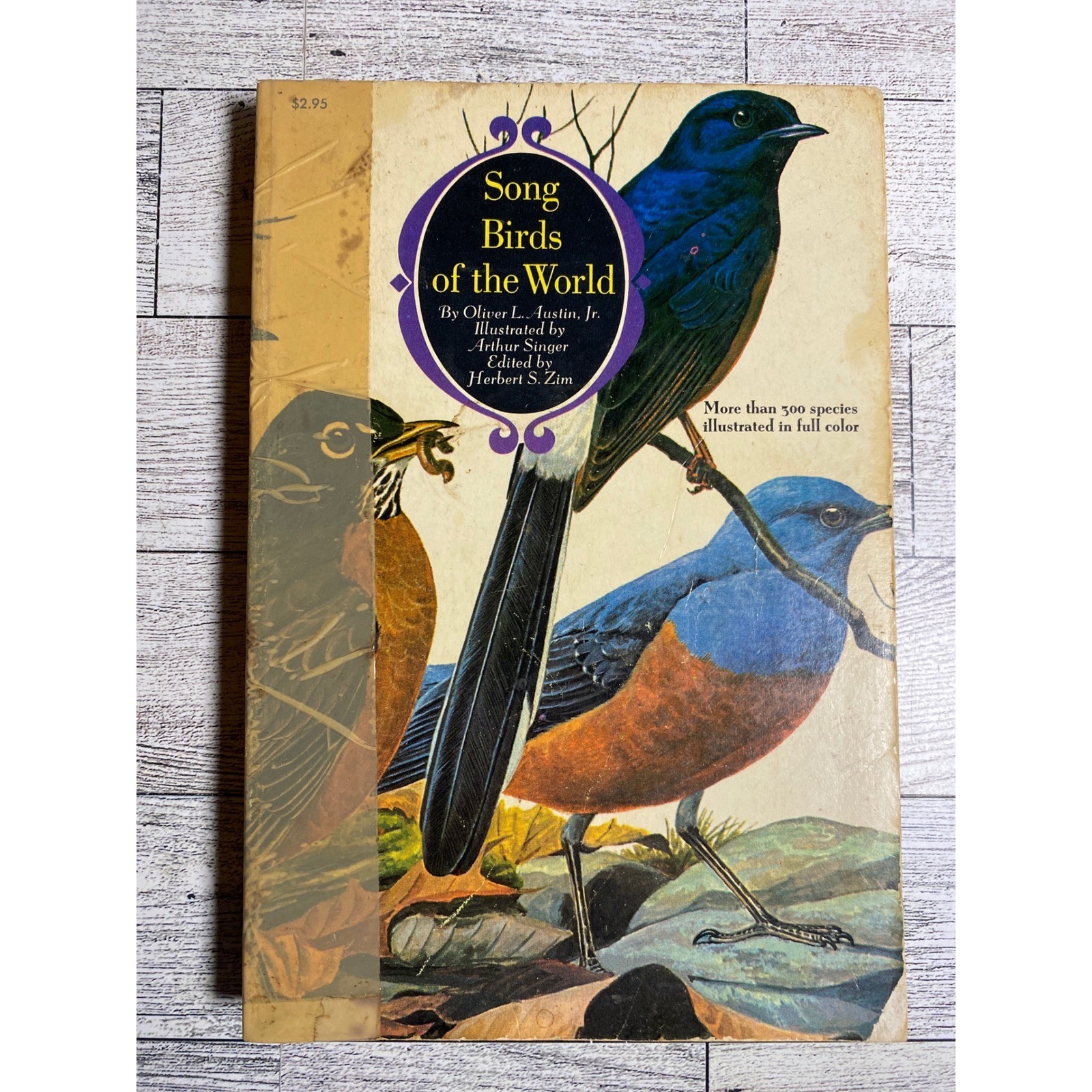 Song Birds of the World Oliver L. Austin Jr. 1967 Illustrated Vintage Paperback