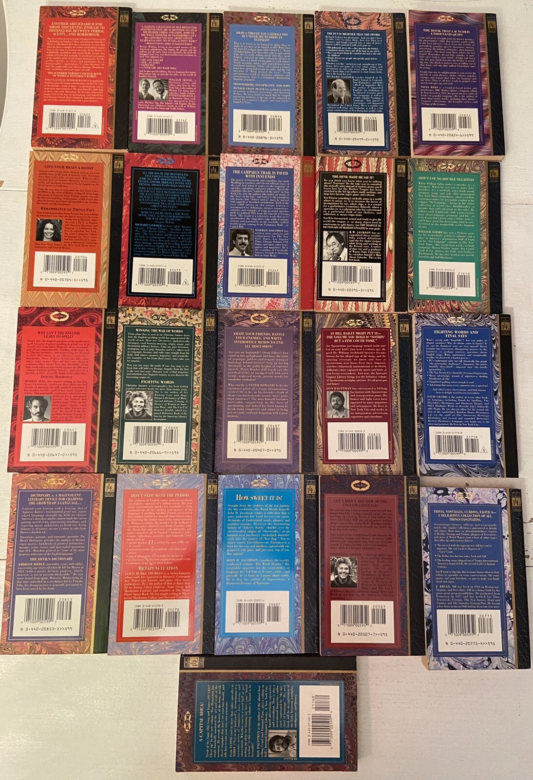 The Intrepid Linguist Library – Dell Publishing Paperback’s – Your Choice – LN