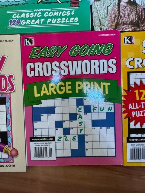 Lot (9) New Variety Puzzle Books Magazines Puzzles Games Crossword Word Seek