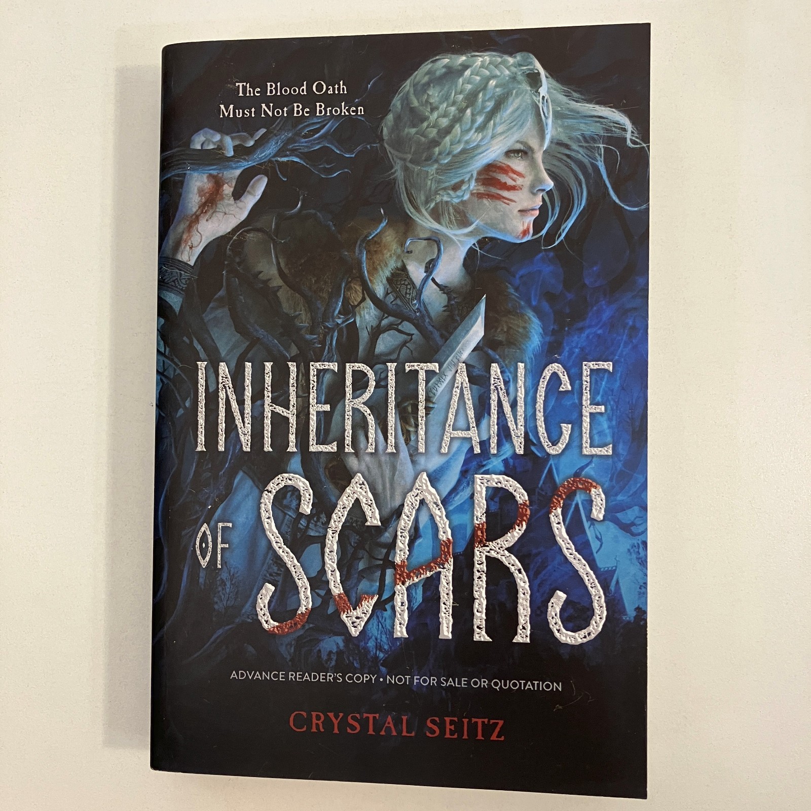 Inheritance of Scars Crystal Seitz ARC Uncorrected Proof 2014 TPB McElderry YA