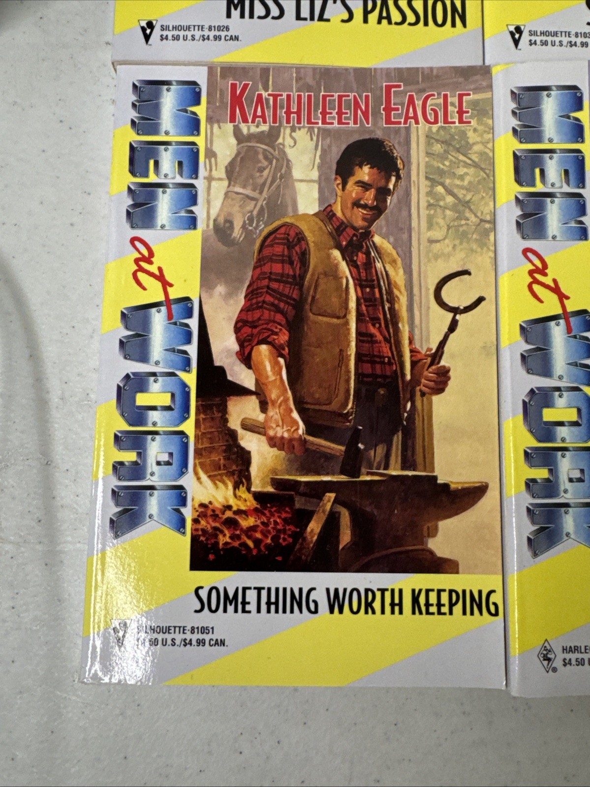 Men At work Series Paperback Romance Lot Of 6