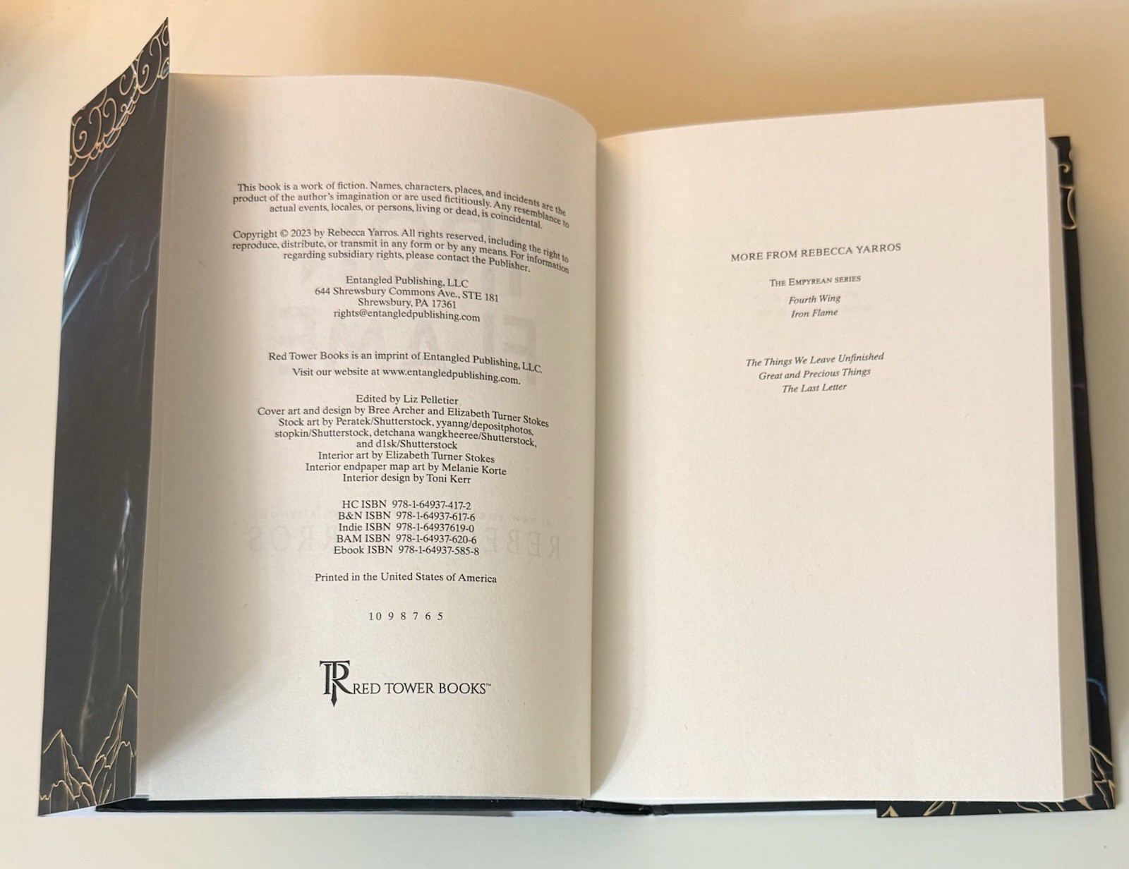 Iron Flame By Rebecca Yarros RARE EDITION