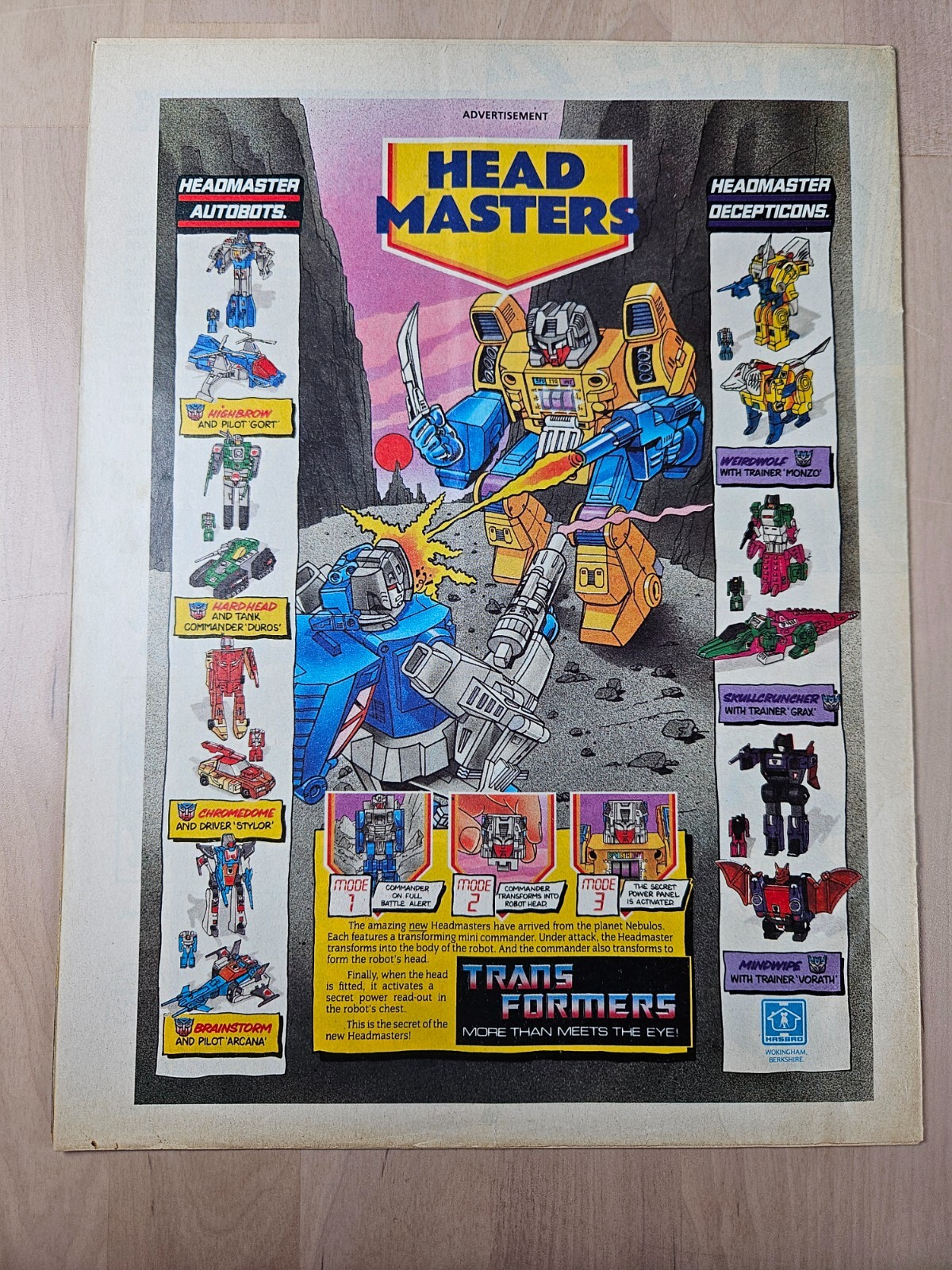 Transformers Issue 163 UK Edition April 1988 Marvel Comics Sleeved
