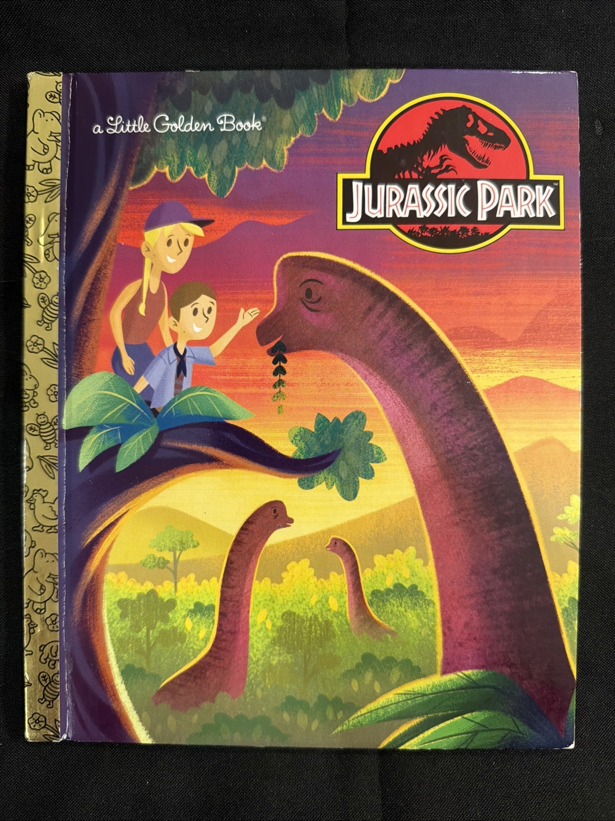 Vintage A Little Golden Book Jurassic Park! 2018 #7217