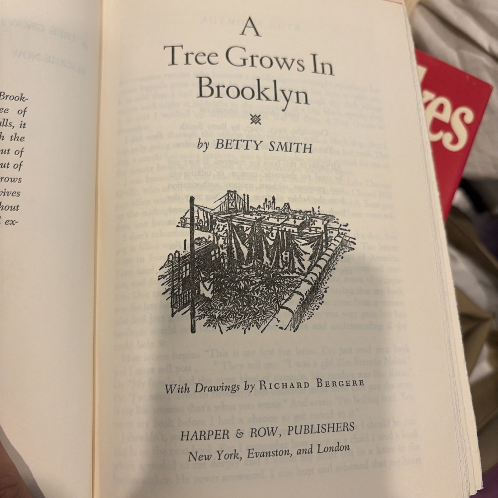 A Tree Grows in Brooklyn & Maggie-Now by Betty Smith 1947 HCDJ Book Club Edition