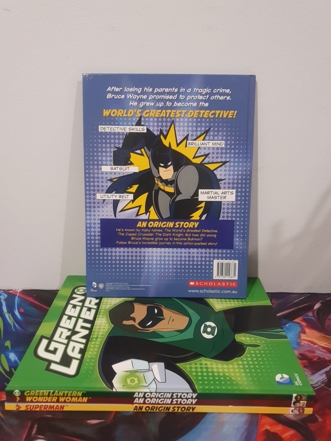 DC Comics Super Hero Collection: 4 Origin Stories Hardcover Set