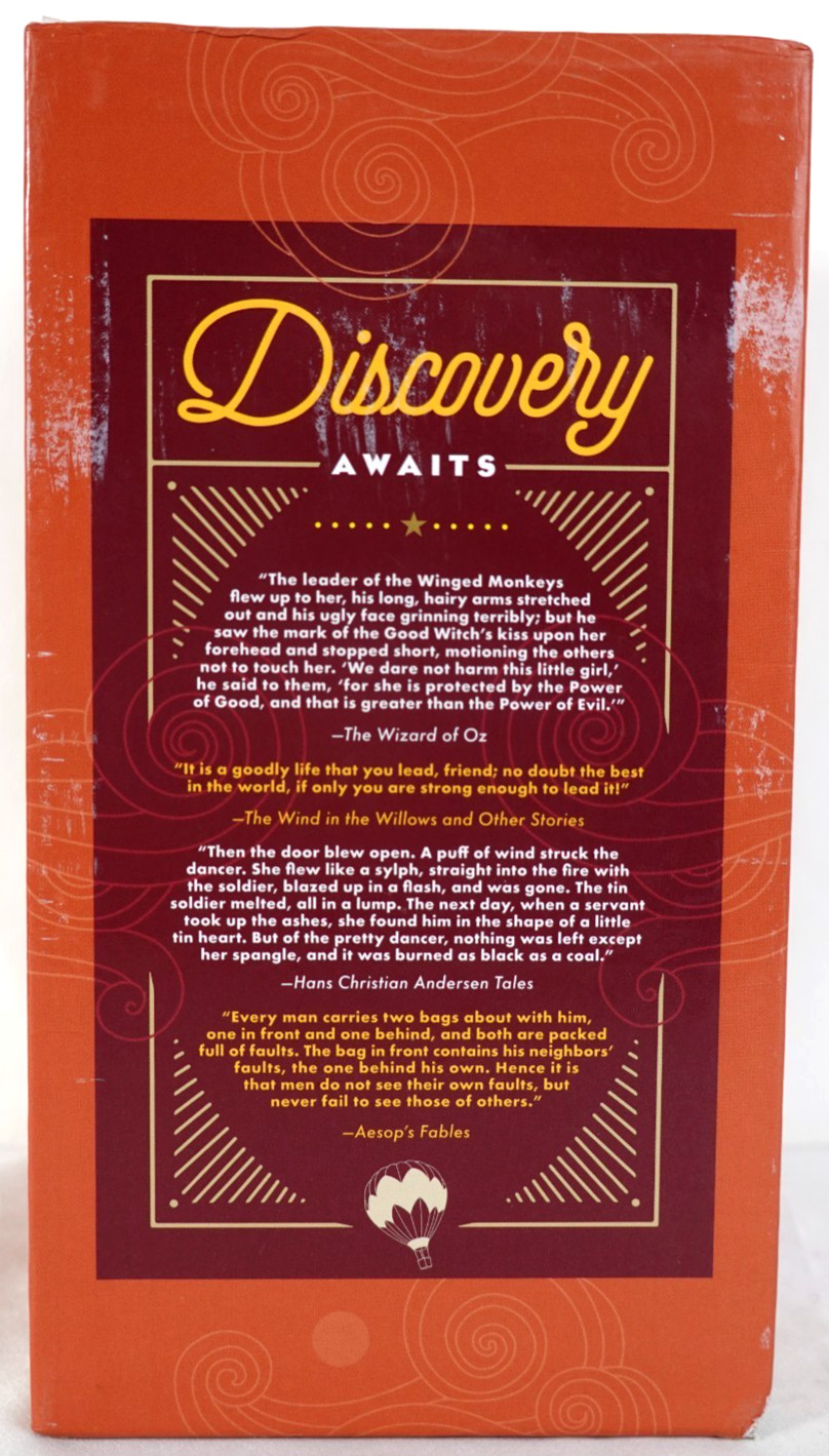 Discovery Word Cloud 4 Classic Set Oz Wind Willows Aesop Faux leather clean