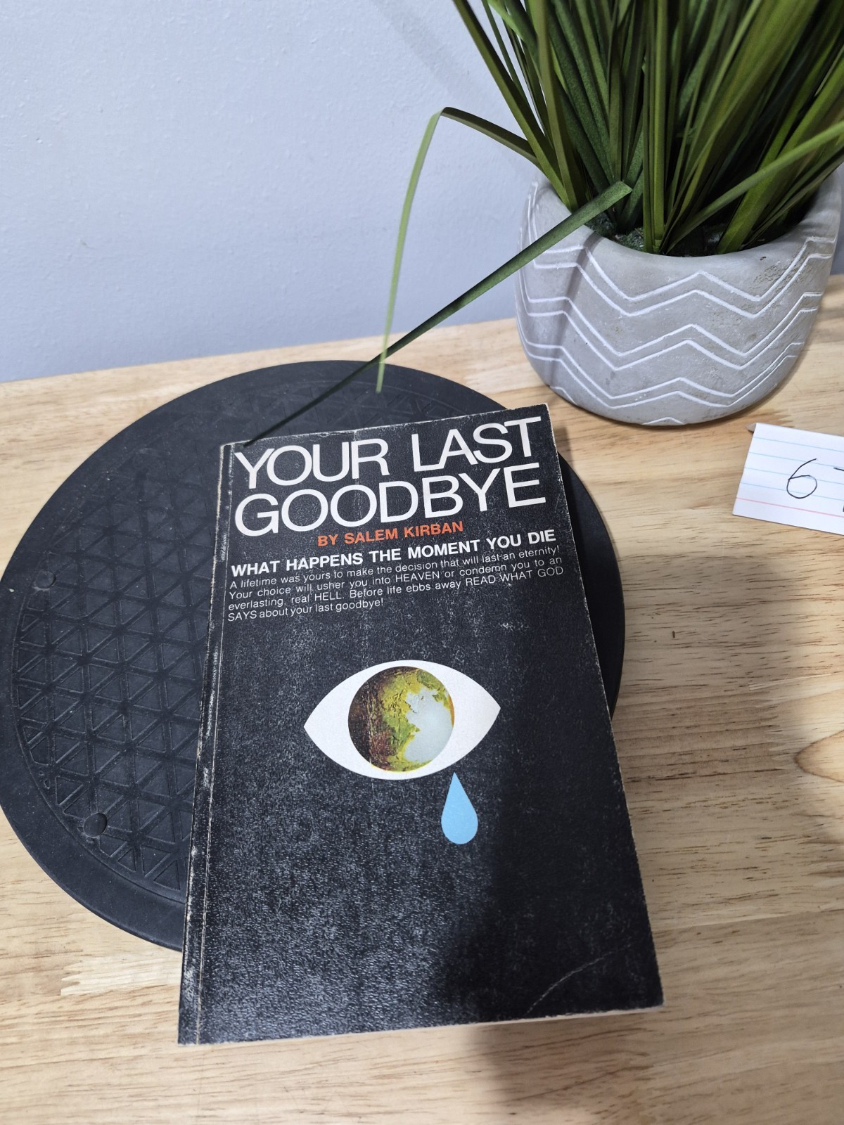 Your Last Goodbye by Salem Kirban 1969 Paperback Book Ex Library