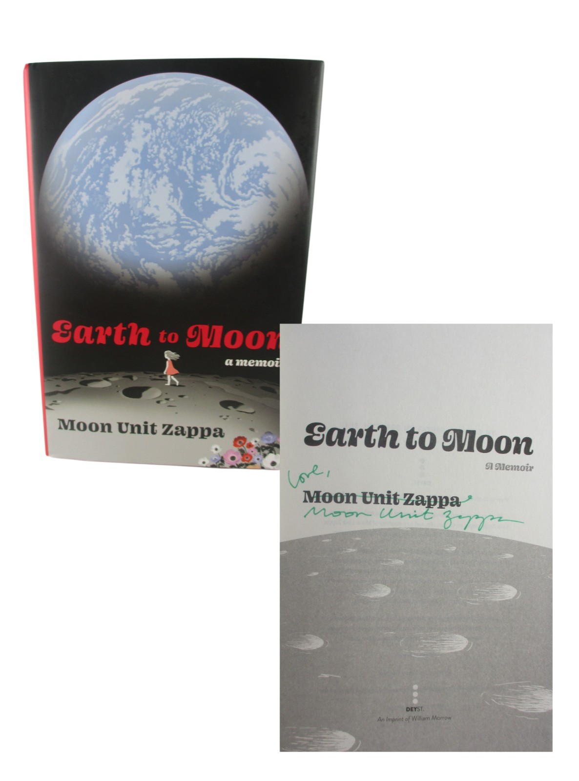 Earth to Moon Unit Zappa ✎ SIGNED ✎ Frank Zappa First Edition 1st Print
