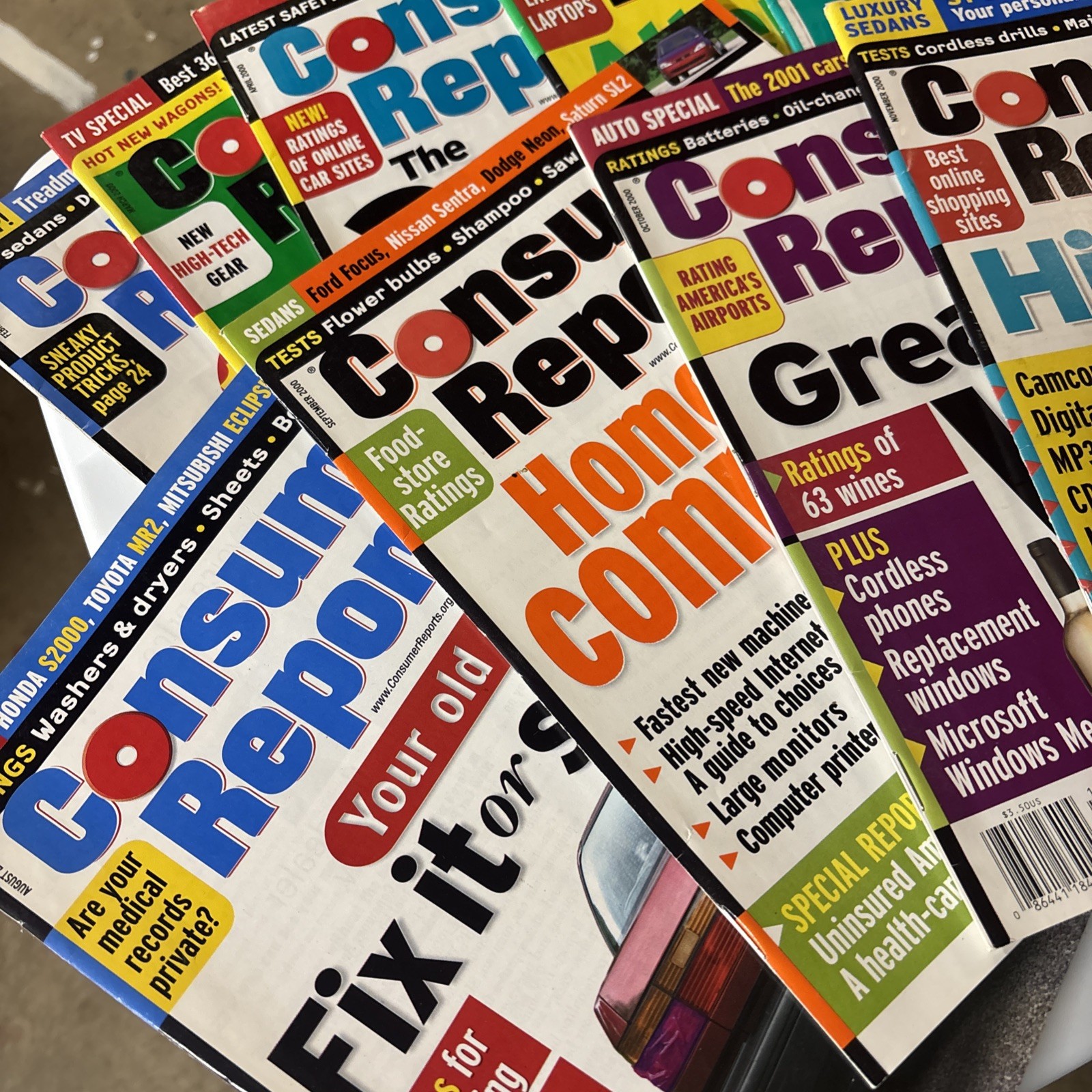 10 Consumer Reports From 2000