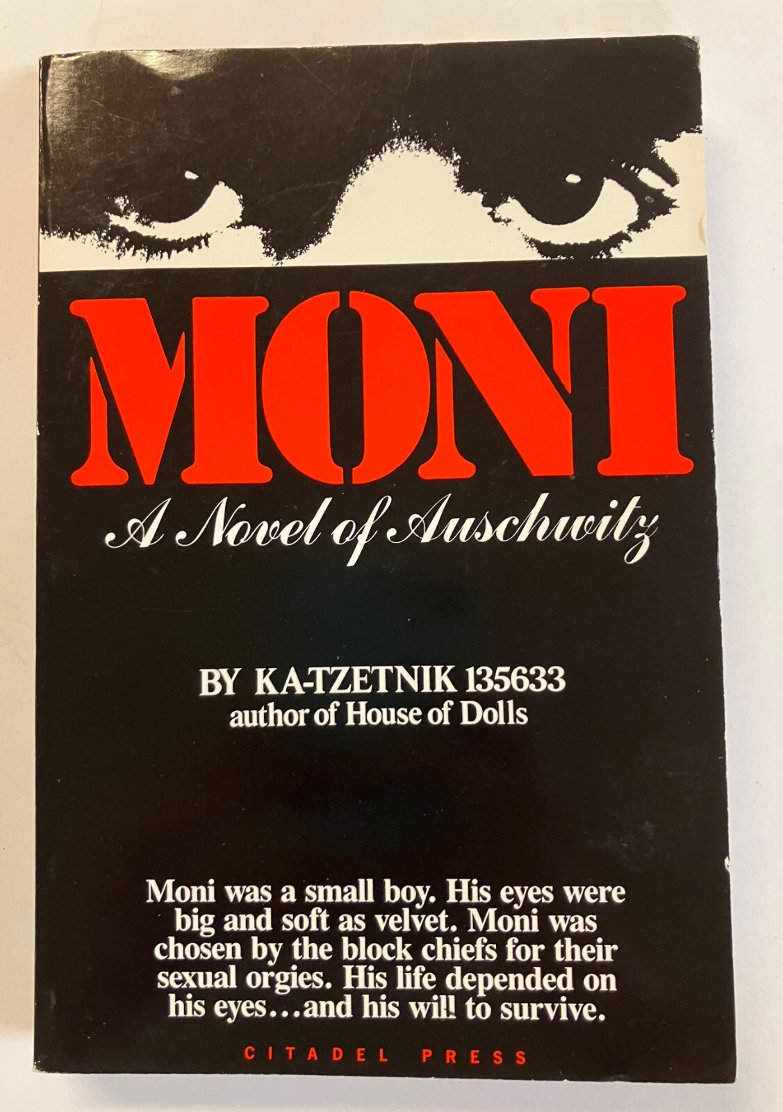 Moni: A Novel of Auschwitz by Ka-Tzetnik 135633 Paperback Citadel Press