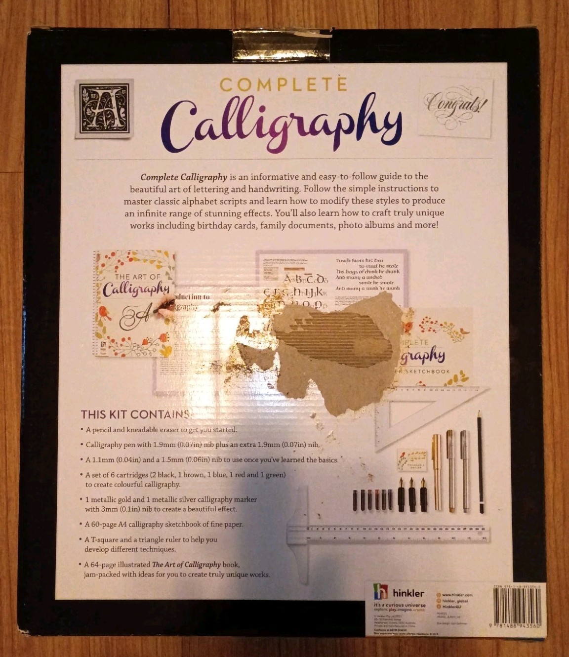 Hinkler Calligraphy Masterclass Art Kit, FAST SHIPPING