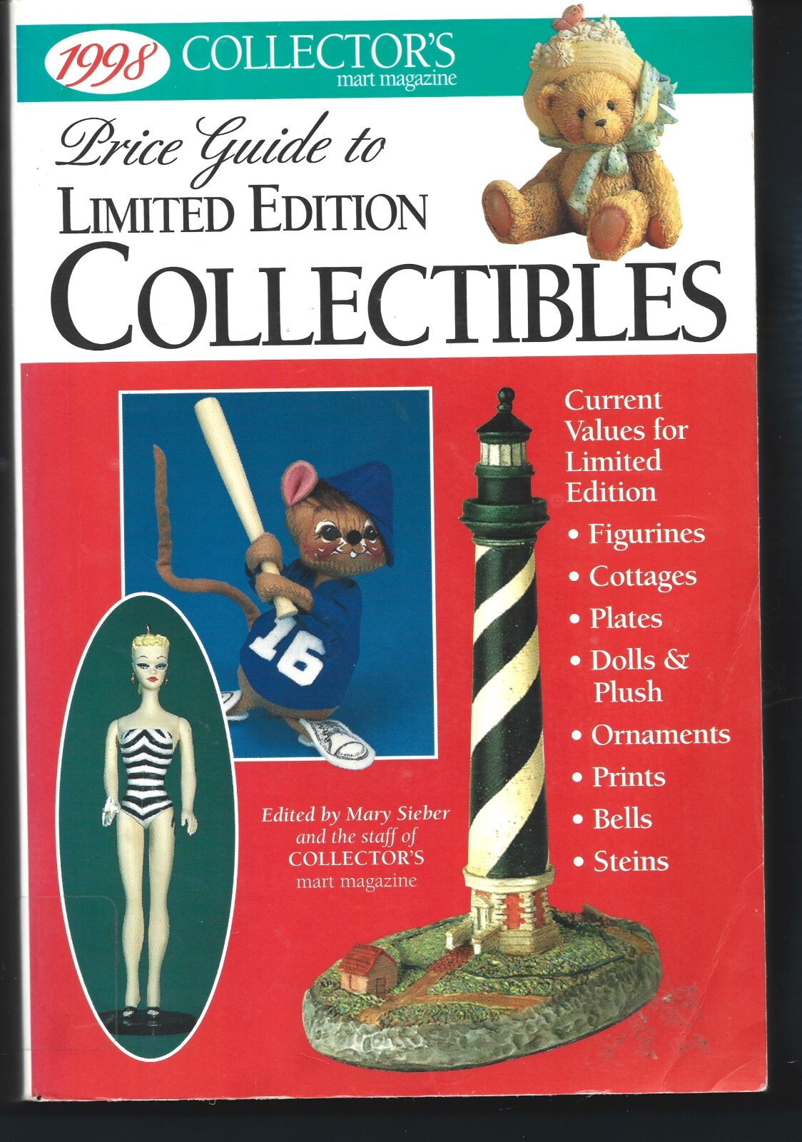 1998 Price Guide to Limited Edition Collectibles PB-Mary Sieber-822 pages