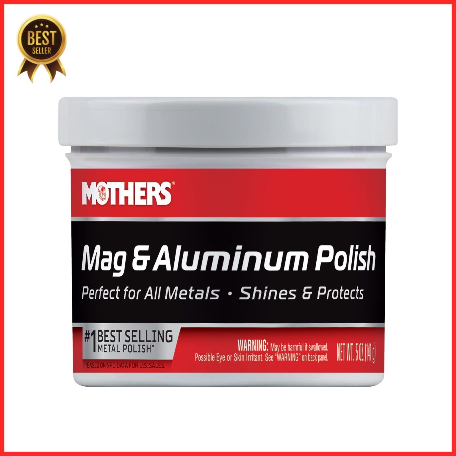 Aluminum Metal Polish 5oz for Wheels Stainless Steel Brass
