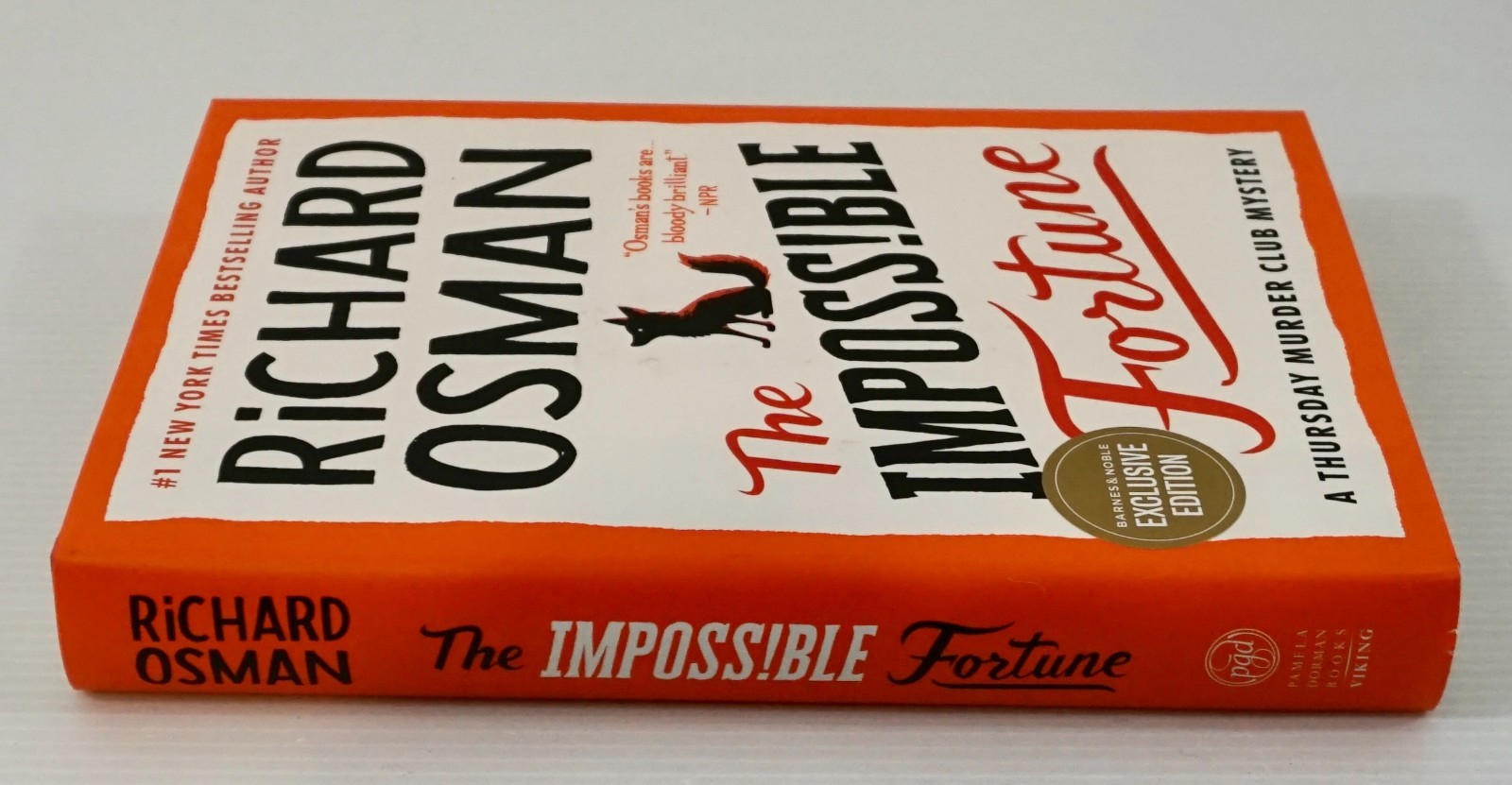 THE IMPOSSIBLE FORTUNE by Richard Osman SIGNED FIRST USA EDITION 2025 BRAND NEW