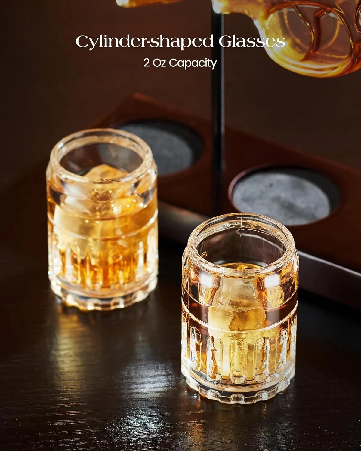 Luxury Gun-Shaped Whiskey Decanter with Glasses – Ideal for Him, 9 oz Capacity
