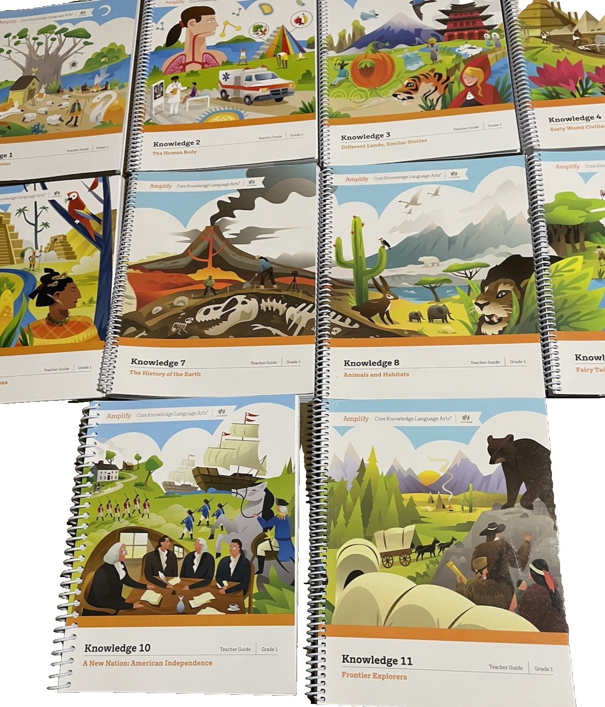 Amplify Core Knowledge Language Arts Grade 1 NEW Teacher Manual Set of 10 Books