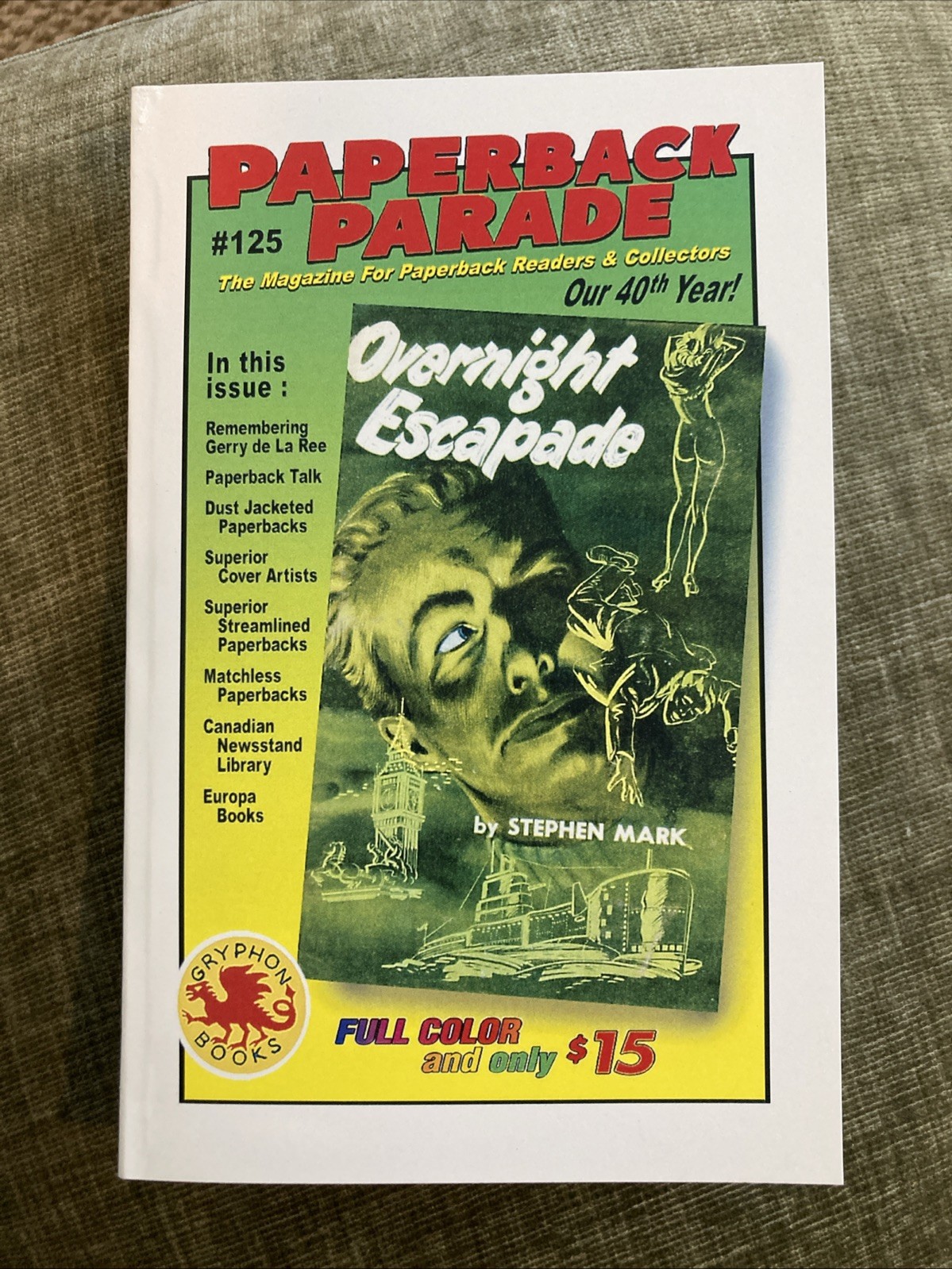 Paperback Parade 125, 4/2026, Gryphon Rare Book Collector Digest Mag, F