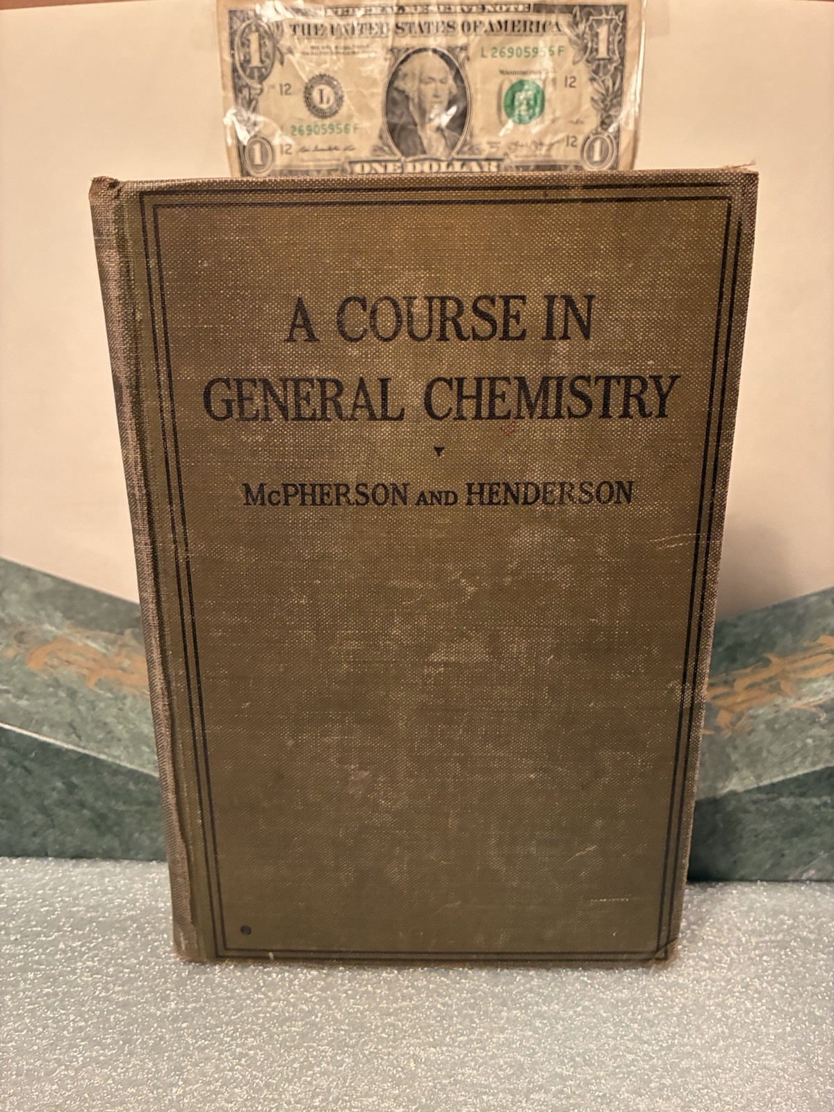 Rare 1921 A Course in General Chemistry McPherson Henderson Hardcover