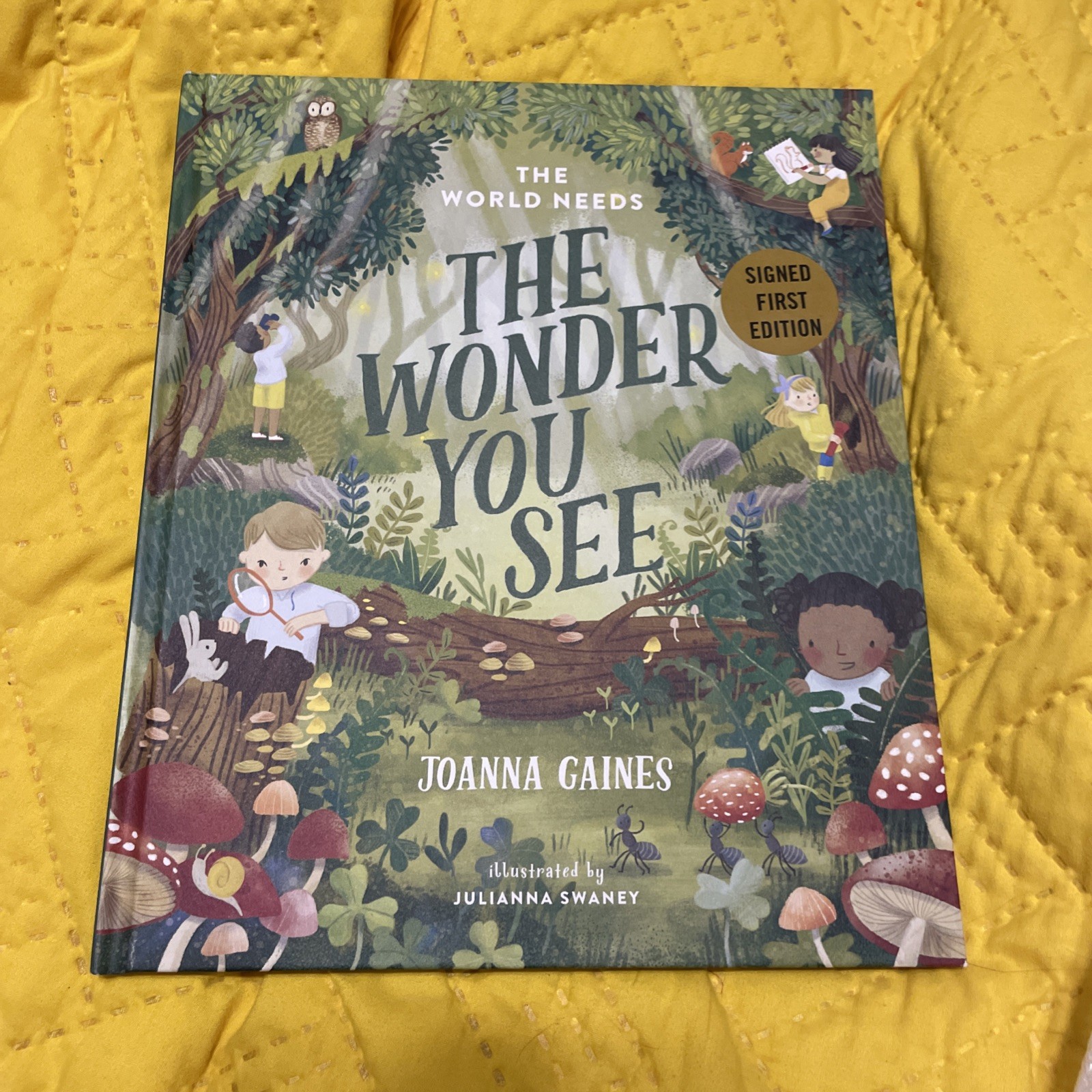 The World Needs the Wonder You See UNREAD SIGNED by Joanna Gaines (2025,HC, 1st)