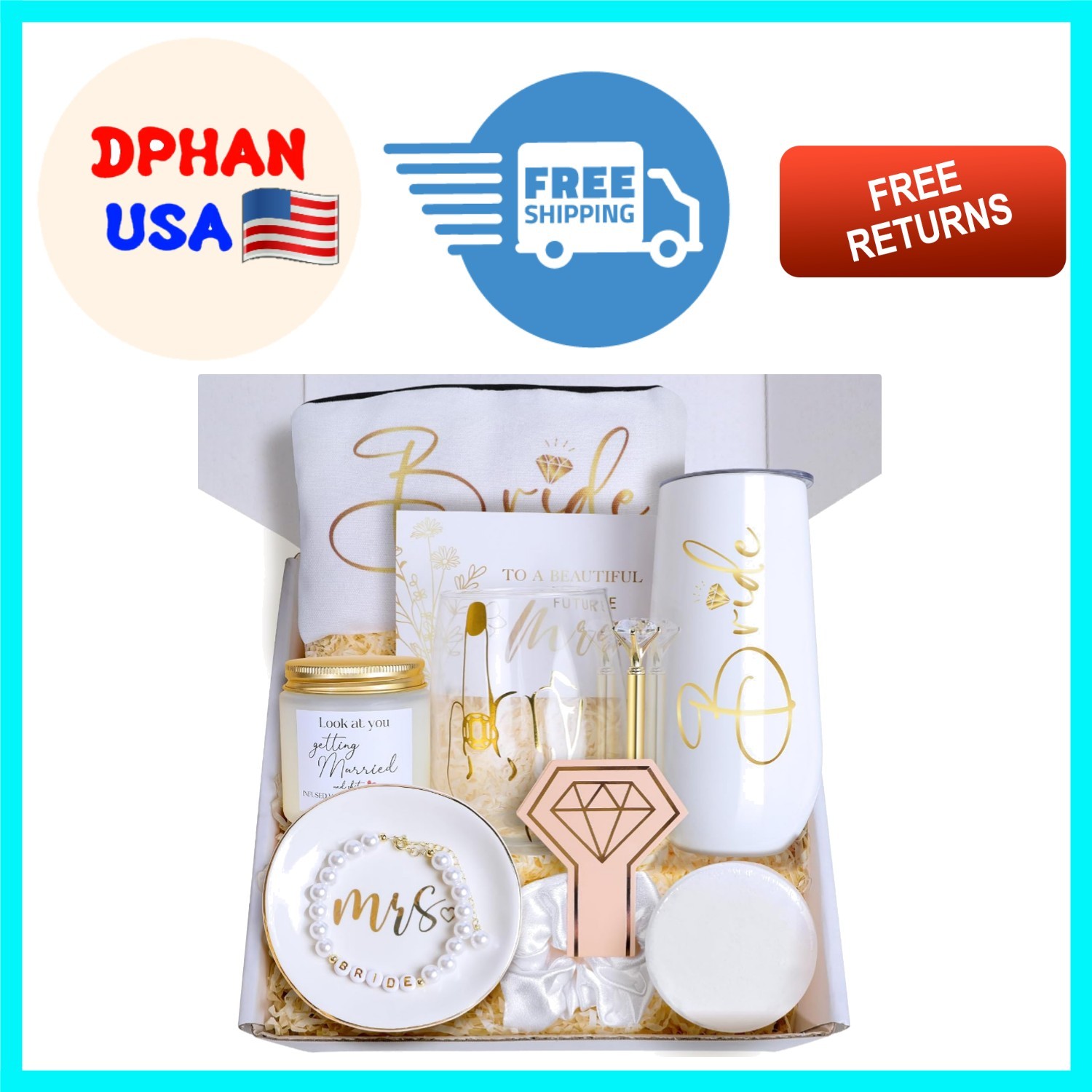 Ultimate Bride To Be Gift Set: Relaxing Essentials & Elegant Keepsakes