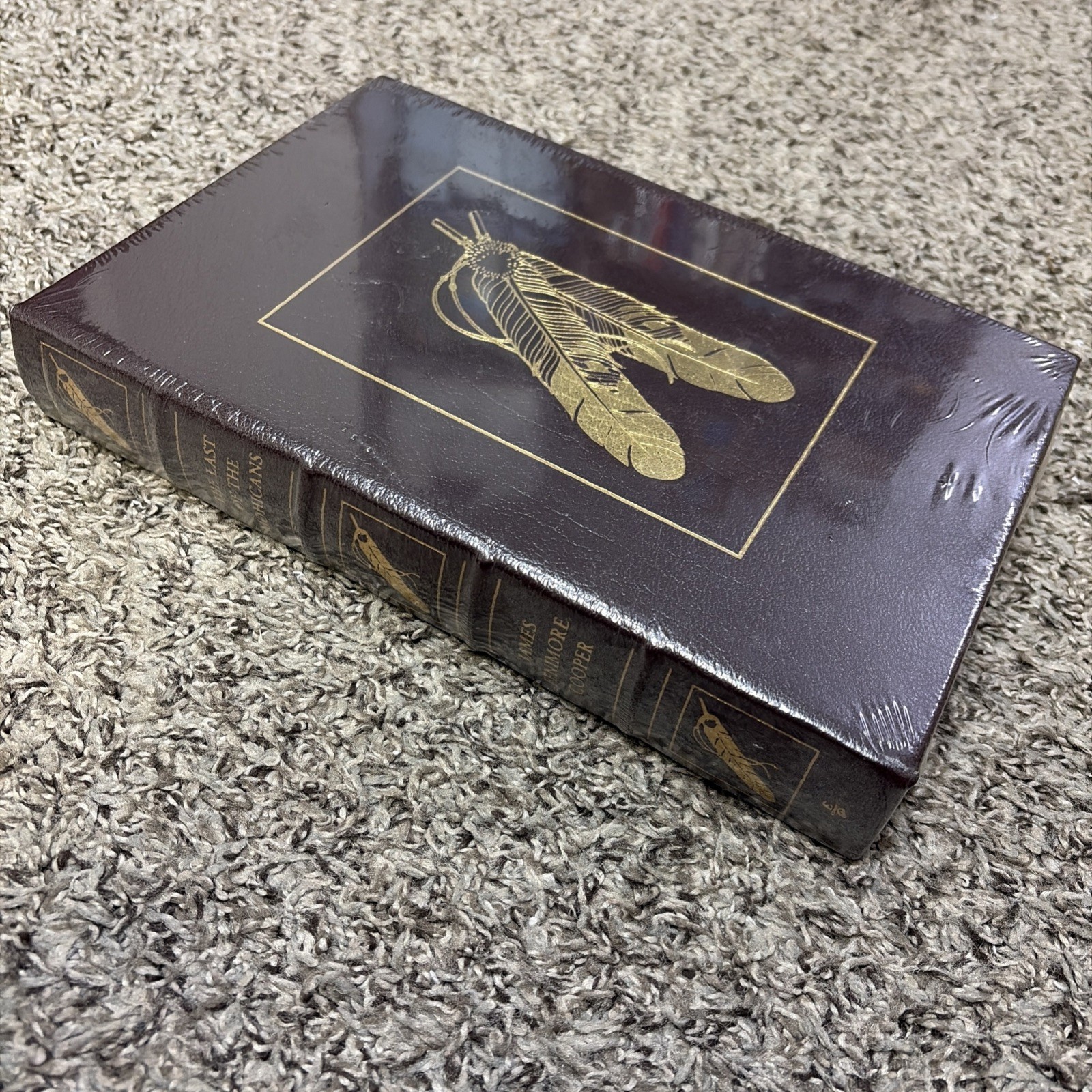 THE LAST OF THE MOHICANS by James Fenimore Cooper Easton Press Leather Book New
