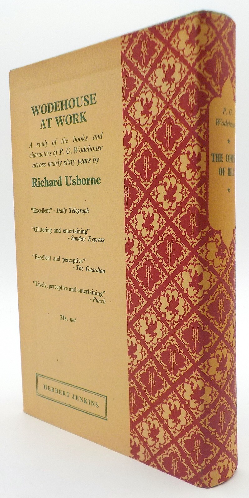 THE COMING OF BILL P. G. Wodehouse 1966 Herbert Jenkins Autograph Edition UK