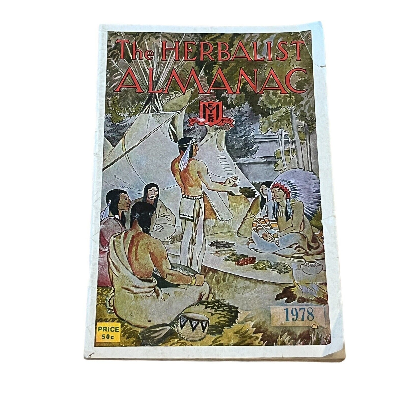 The Herbalist Almanac 1978 Vintage PB Magazine Meyer