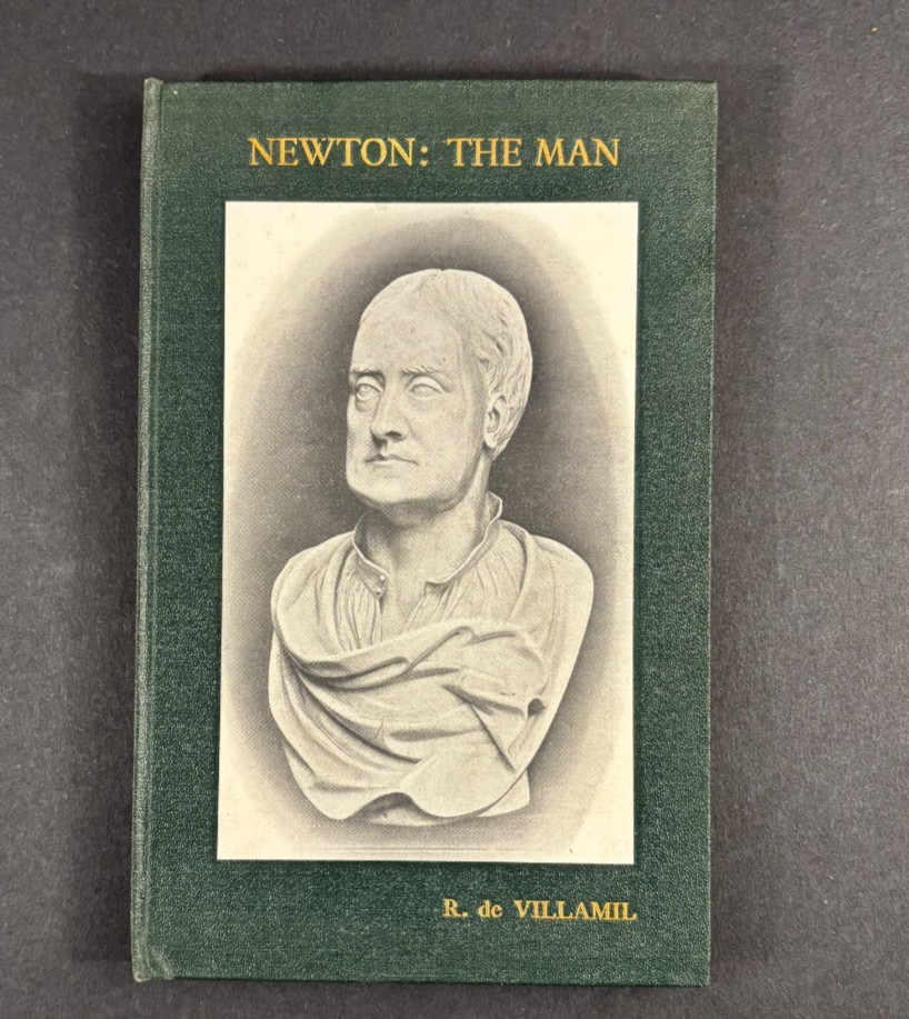 1st Edition 1931 Isaac Newton The Man De Villamil Intro by Albert Einstein Mint